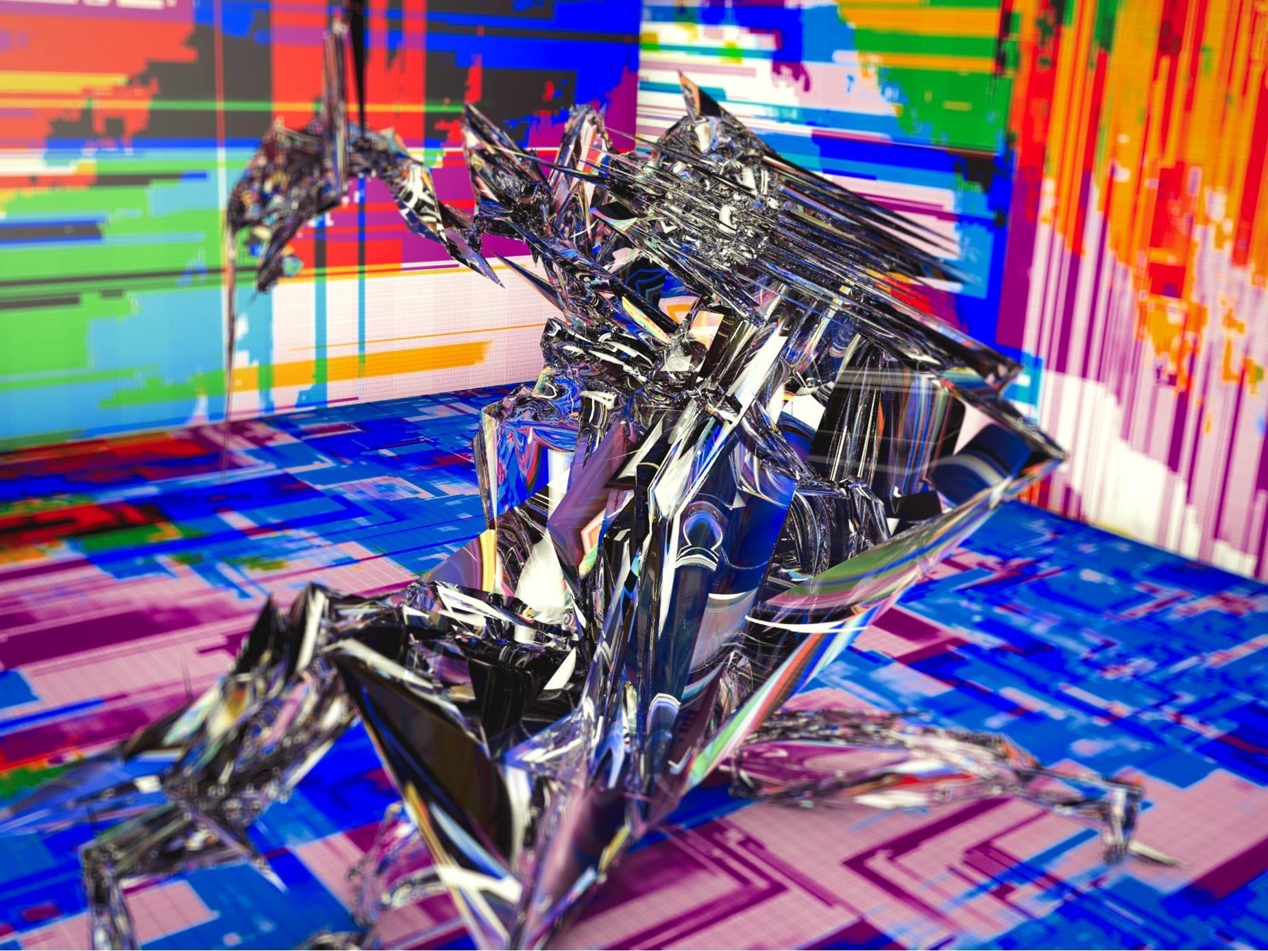 Corrupted 3D artwork 1